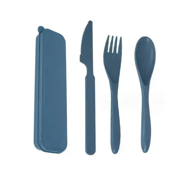 Portable Wheat Straw Cutlery Set