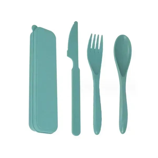 Portable Wheat Straw Cutlery Set