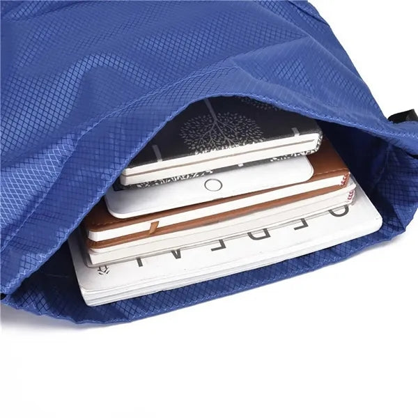 Polyester Water Resistant Drawstring Closure Backpack