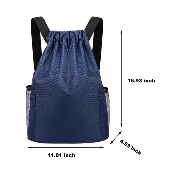 Polyester Water Resistant Drawstring Closure Backpack