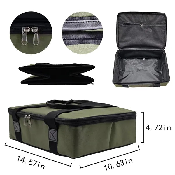 Outdoor Camping Cookware Cassette Stove Organizer Bag