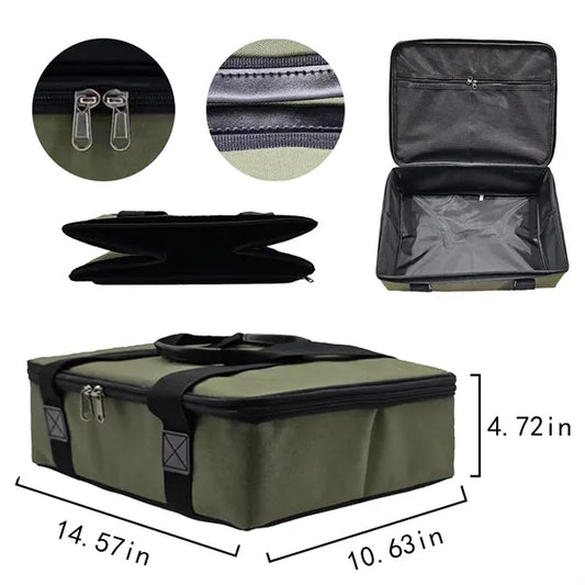 Outdoor Camping Cookware Cassette Stove Organizer Bag