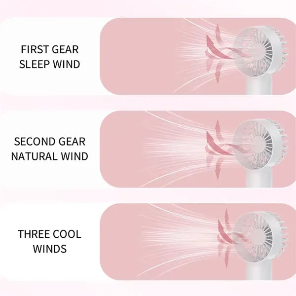 Water Mist Handheld Fan