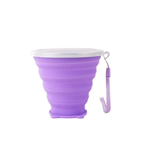 7 oz Silicone Collapsible Travel Water Cup