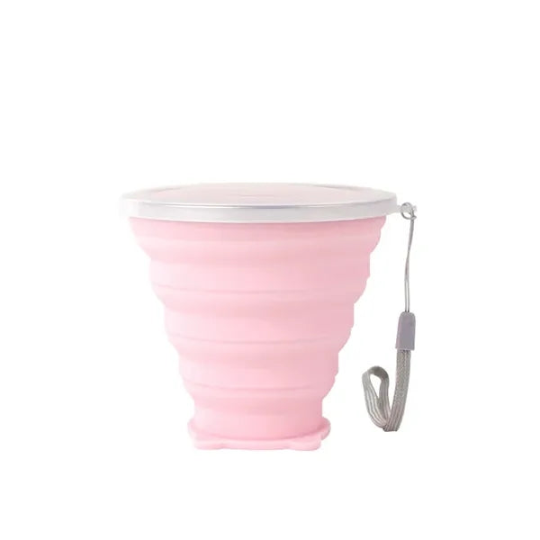 7 oz Silicone Collapsible Travel Water Cup