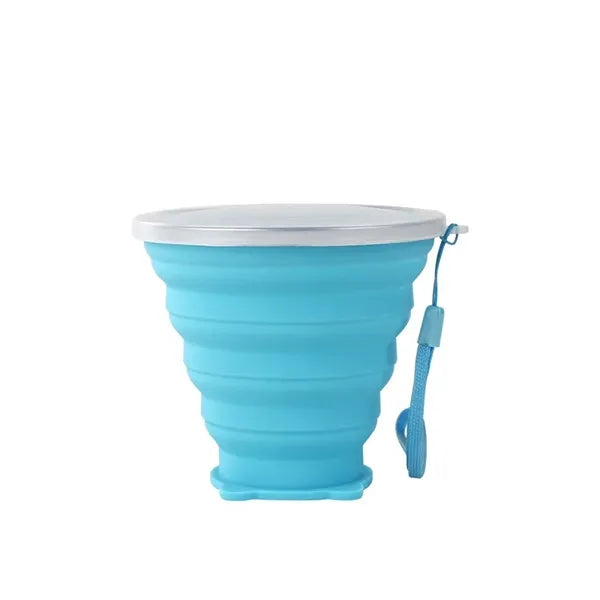 7 oz Silicone Collapsible Travel Water Cup
