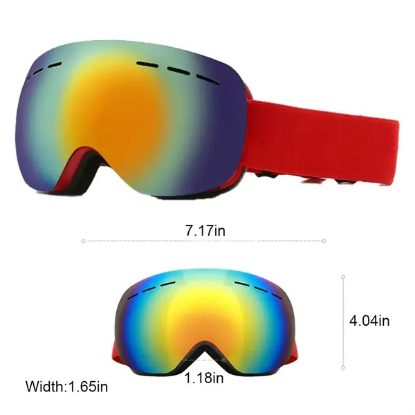 Anti-fog Impact-resistant Ski Goggles