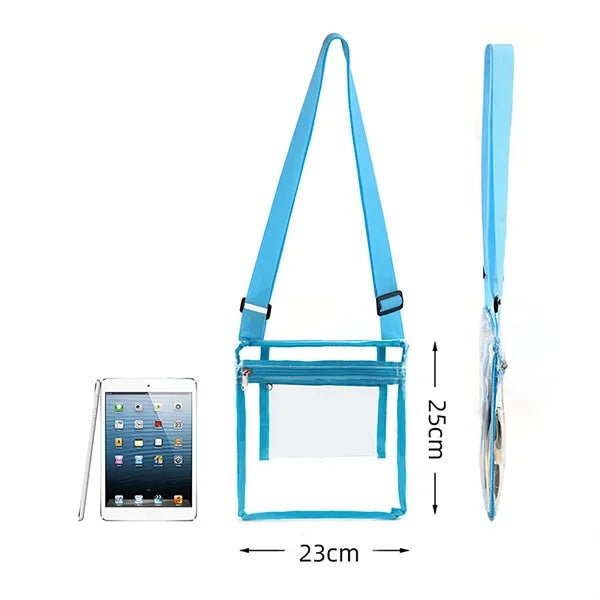 Crossbody Messenger PVC Clear Shoulder Bag for Women/Men