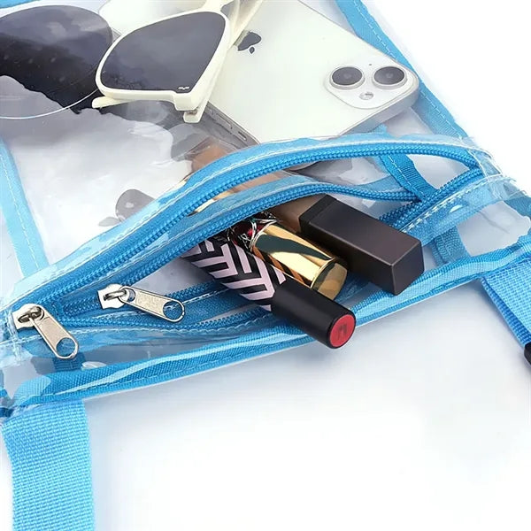 Crossbody Messenger PVC Clear Shoulder Bag for Women/Men