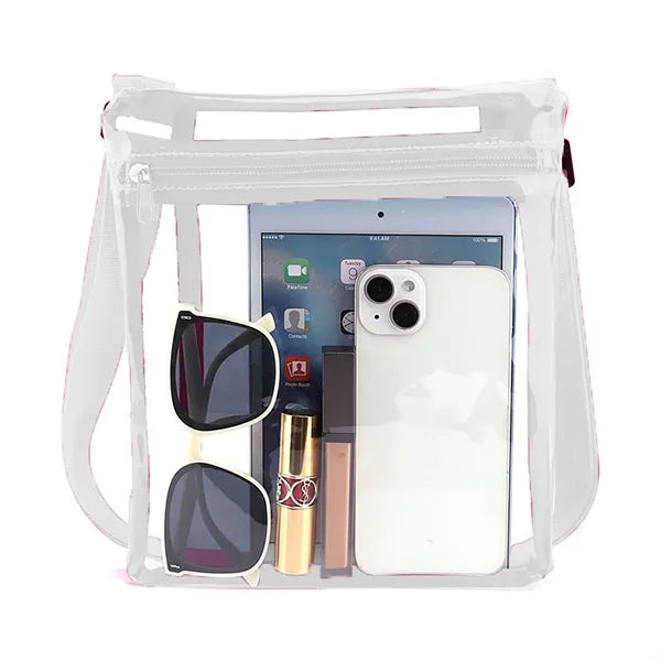 Crossbody Messenger PVC Clear Shoulder Bag for Women/Men