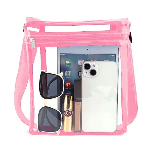Crossbody Messenger PVC Clear Shoulder Bag for Women/Men