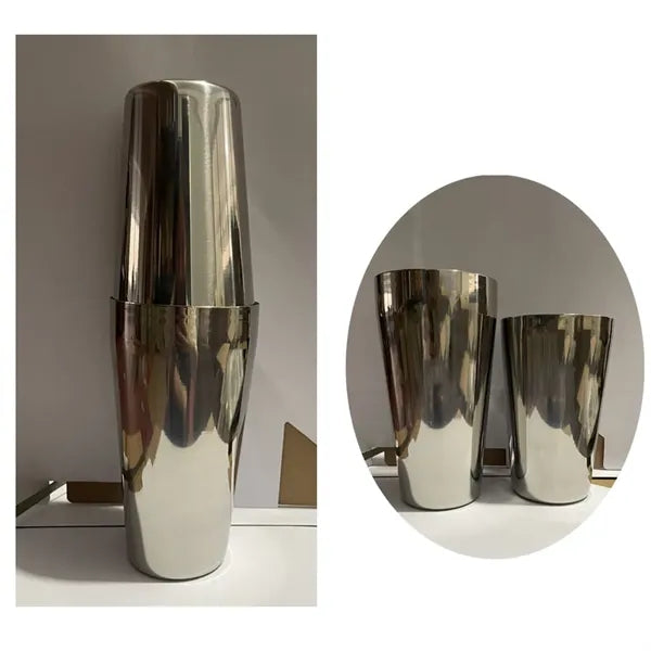 18OZ Stainless Steel Cocktail Bar Mixer Boston Shaker Set
