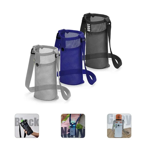 Water Bottle Holder with Convenient Strap