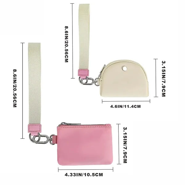Mini Wristlet keychain Wallet