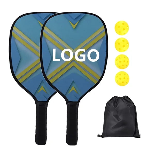 Wood Pickleball Paddles Set