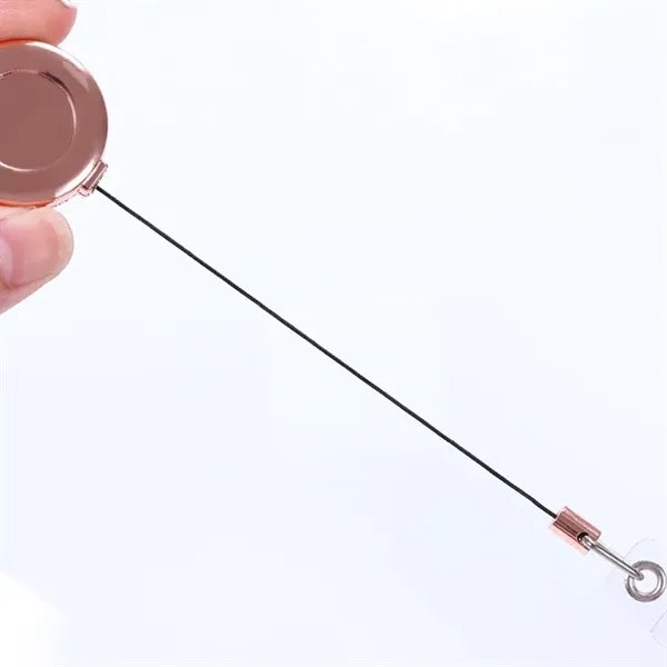Round Metal Nursing Badge Reels Clips