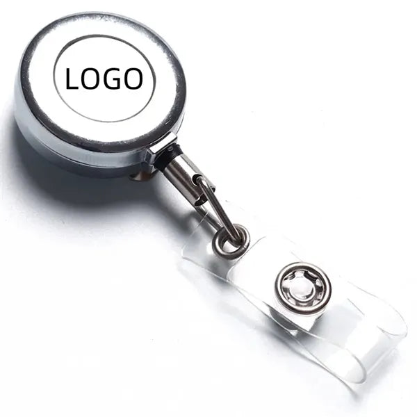Round Metal Nursing Badge Reels Clips