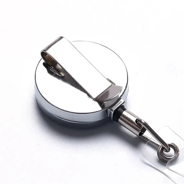 Round Metal Nursing Badge Reels Clips