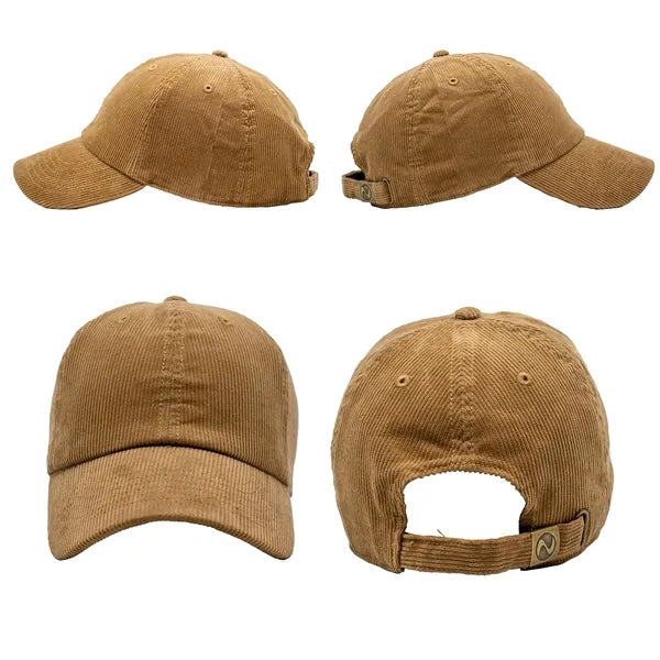 Men Women Baseball hat Adjustable Corduroy Trucker Cap