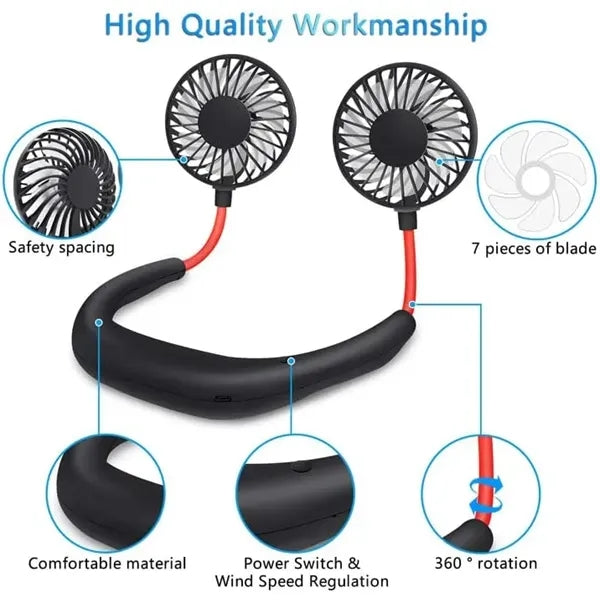 Neck Hanging Fan