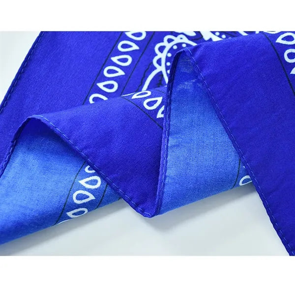 Assorted Colors Novelty Paisley Print Bandanas cloak