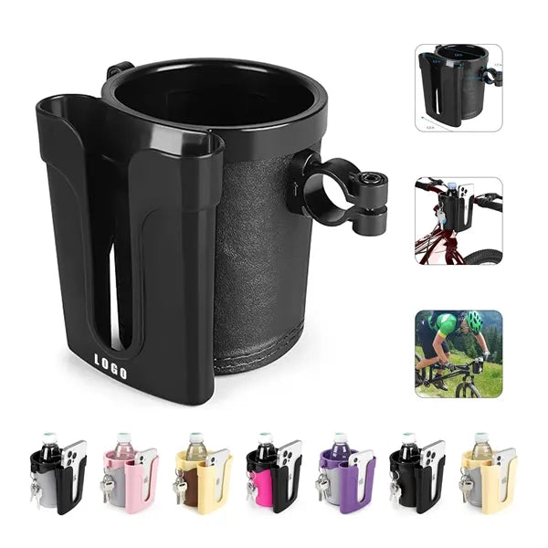 Bike Cup Holder with Phone Mount for Hands-Free Riding