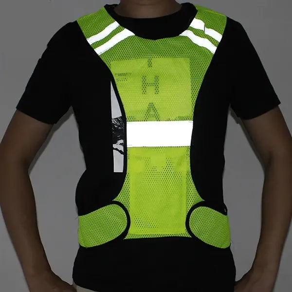 Reflective Running Vest, High Visibility Jogger Gear