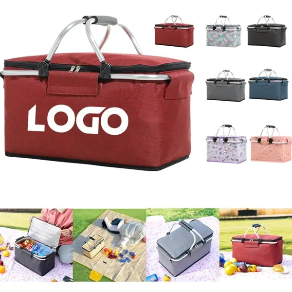 Foldable Insulated Picnic Basket