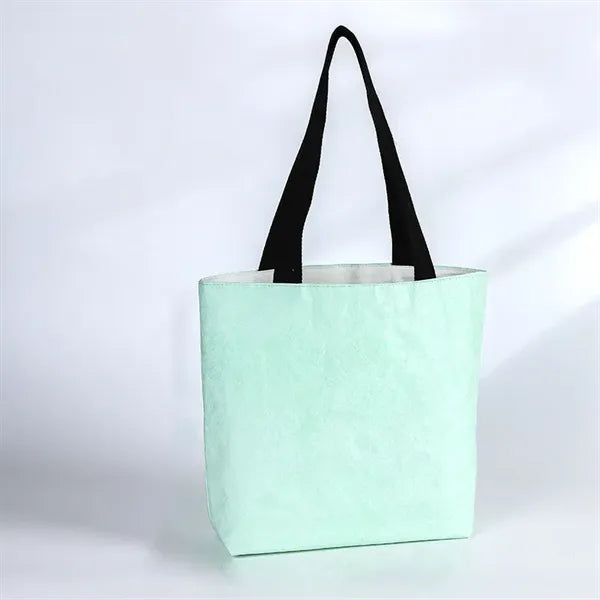 Washable Canvas Lined Shopping Tote Paper Bag