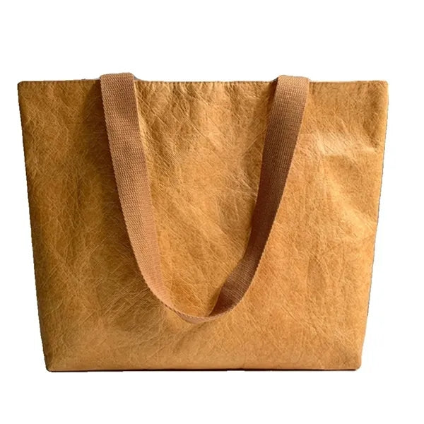 Washable Canvas Lined Shopping Tote Paper Bag