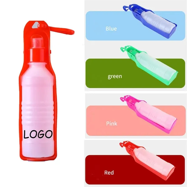 8 oz Outdoor Portable Pet Drinking Bottle