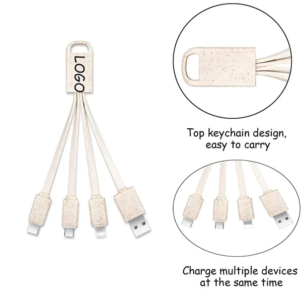 Eco Friendly 3 In 1 Charging Cable