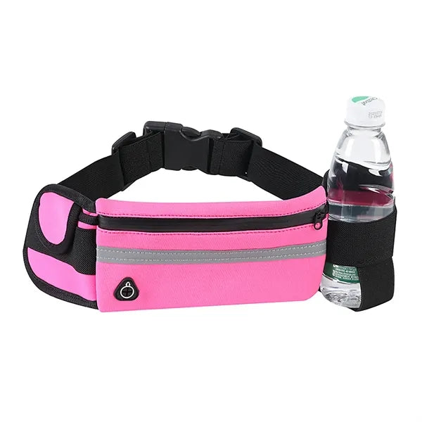 Neoprene Outdoor Sports Fanny Pack with Water Bottle Holder