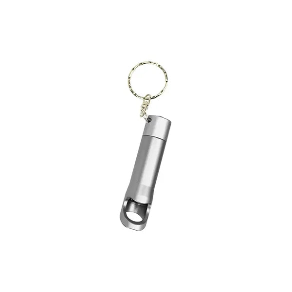 Aluminum Bottle Opener with Flashlight Keychain