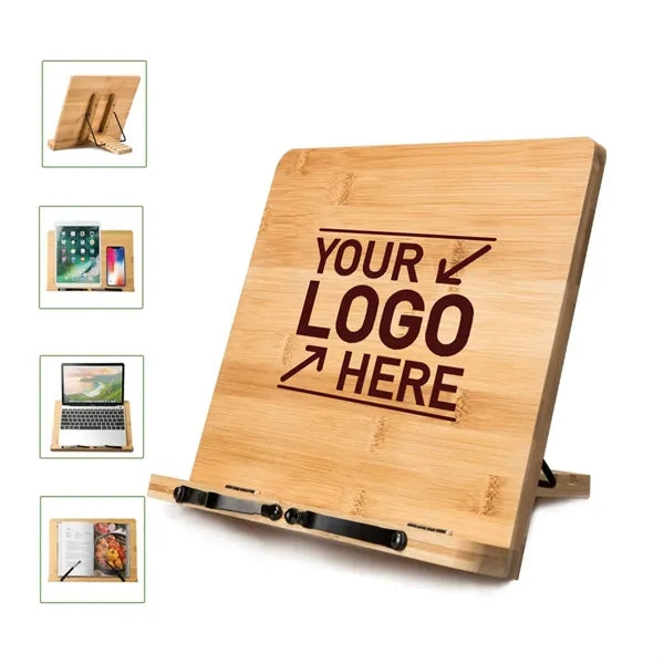 Bamboo Tablet Book Stand
