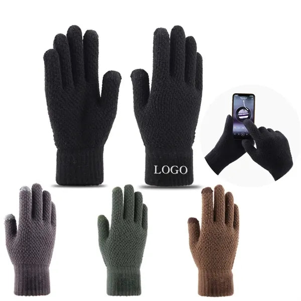 Touch Screen Warm Knit Gloves