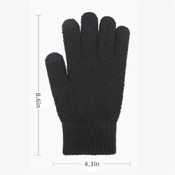 Touch Screen Warm Knit Gloves