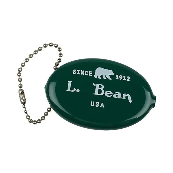 PVC Oval Coin Bag with Bead Chain