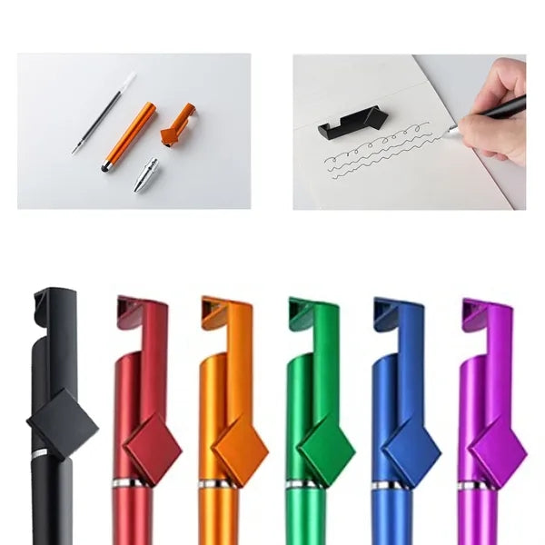 Multifunctional Phone Holder Touching Screen Pen