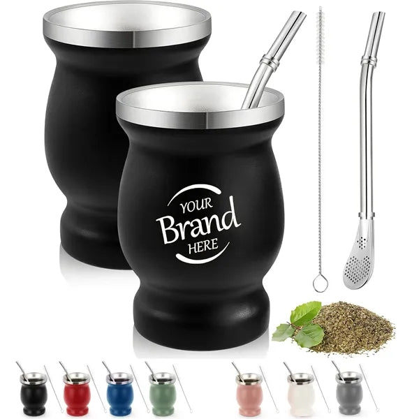 8oz Mate Gourd Insulated Vacuum Cup