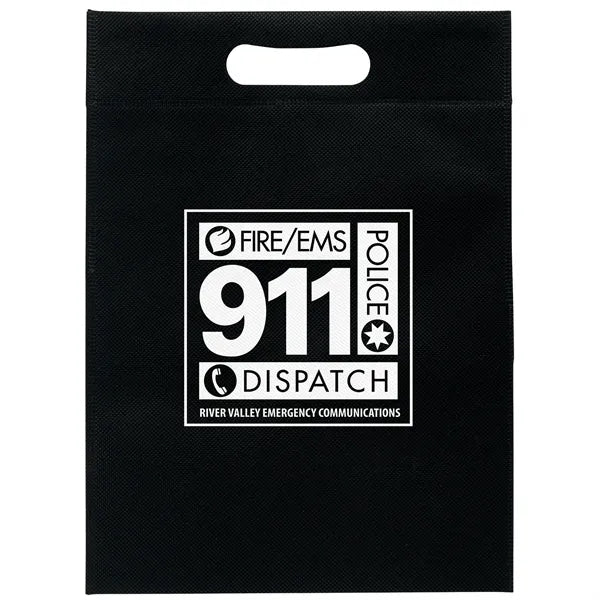 10W x 14H Non-Woven Die Cut Bag - Screen Print
