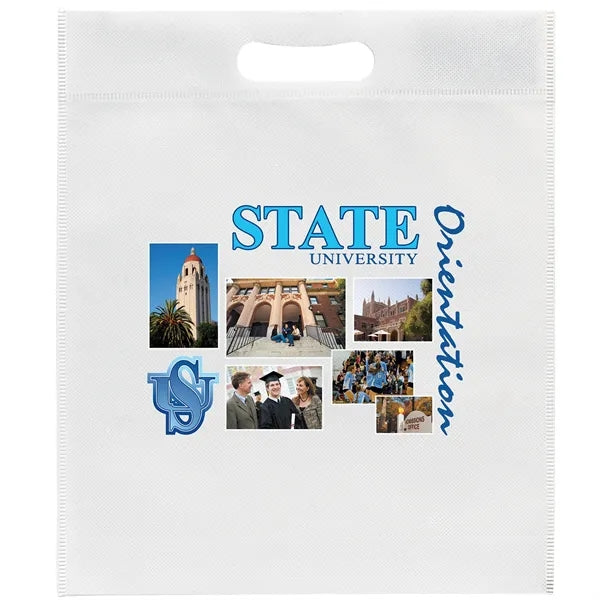 13W x 15H x 3 - Non-Woven Die Cut Bag - ColorVista