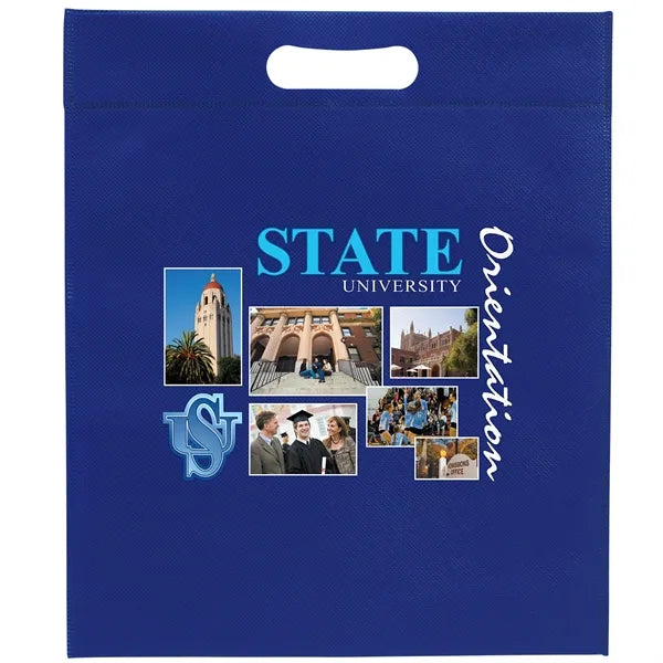 13W x 15H x 3 - Non-Woven Die Cut Bag - ColorVista