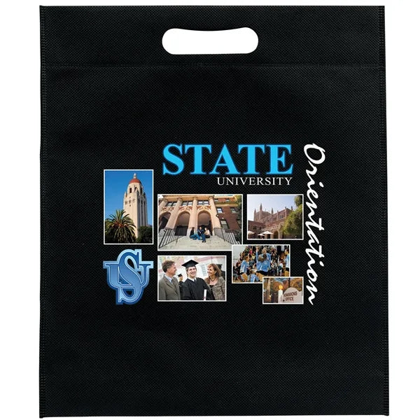 13W x 15H x 3 - Non-Woven Die Cut Bag - ColorVista