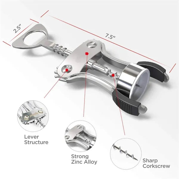 Zinc Alloy Wine Opener