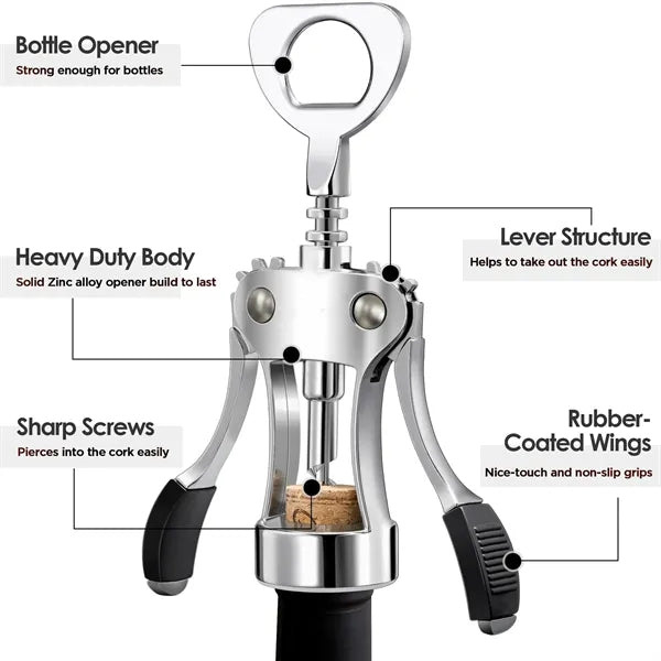 Zinc Alloy Wine Opener