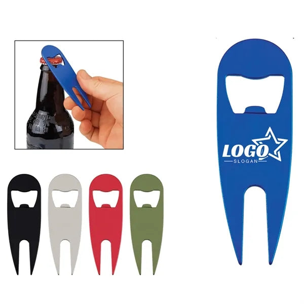 Golf Divot Tool with Bottle Opener