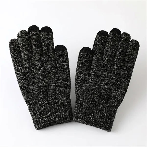 Touchscreen-Compatible Knitted Gloves