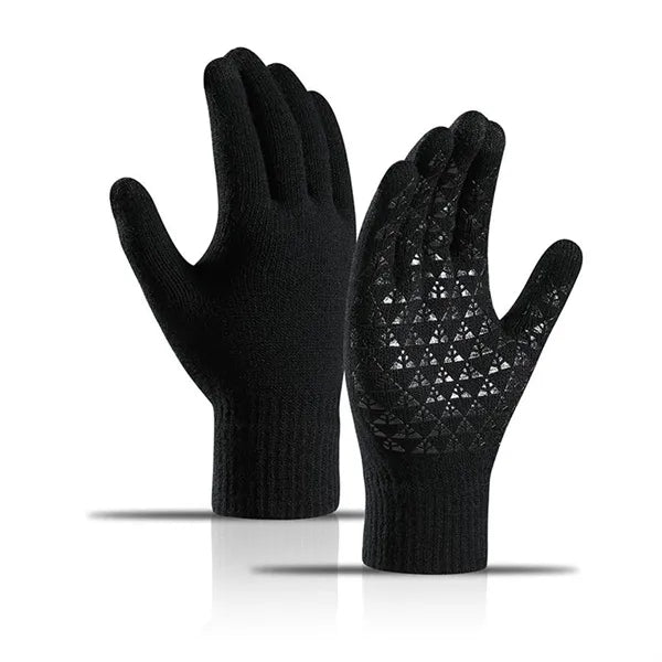 Touchscreen-Compatible Knitted Gloves