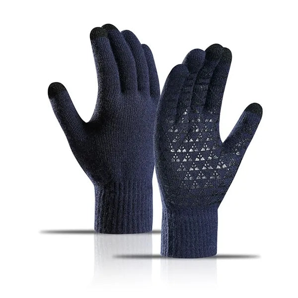 Touchscreen-Compatible Knitted Gloves